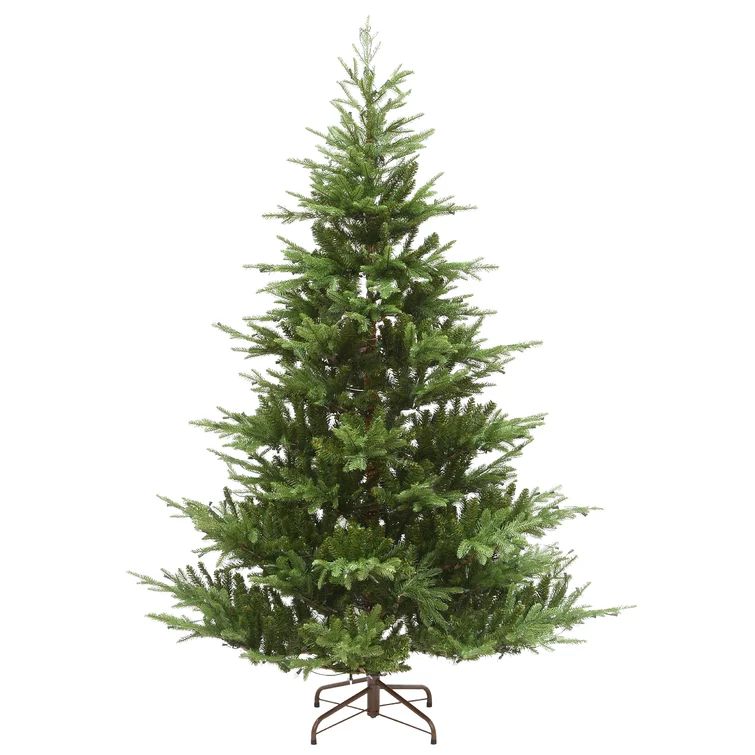 7' 6" H Green Realistic Artificial Spruce Christmas Tree with 750 Lights | Wayfair Professional