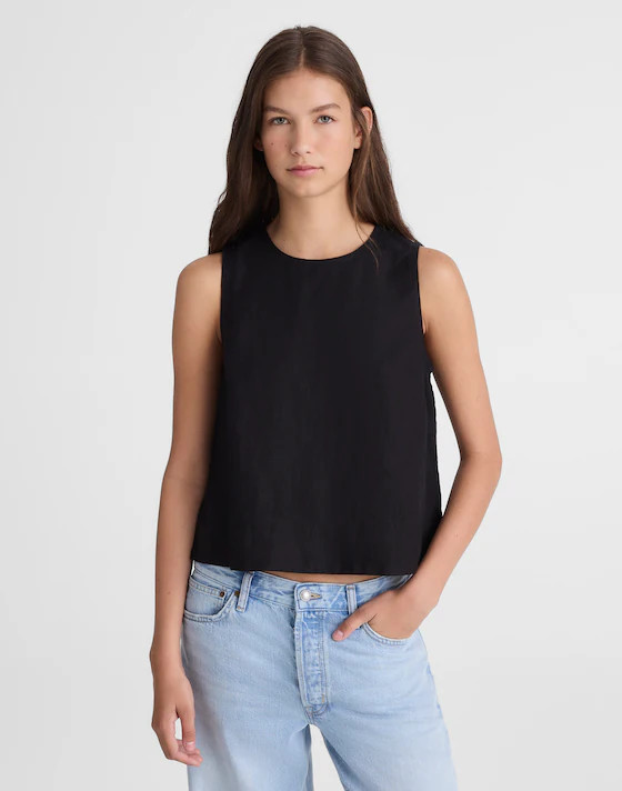 Shell Top in 100% Linen | Madewell