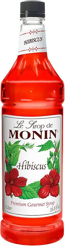 Monin - Hibiscus Syrup, Unique Floral Flavor, Great for Cocktails, Teas, & Lemonades, Gluten-Free... | Amazon (US)