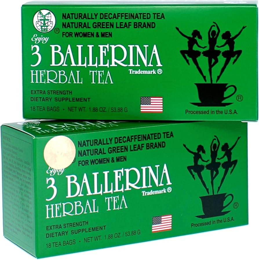 3 Ballerina Tea Dieters Extra Strength 18 Tea Bags, drink, 36 Count, (Pack of 2) | Amazon (US)