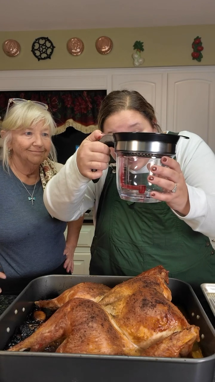 Using my newest gadget - a turkey gravy separator!! 



#LTKfoodie #LTKHome #LTKHoliday