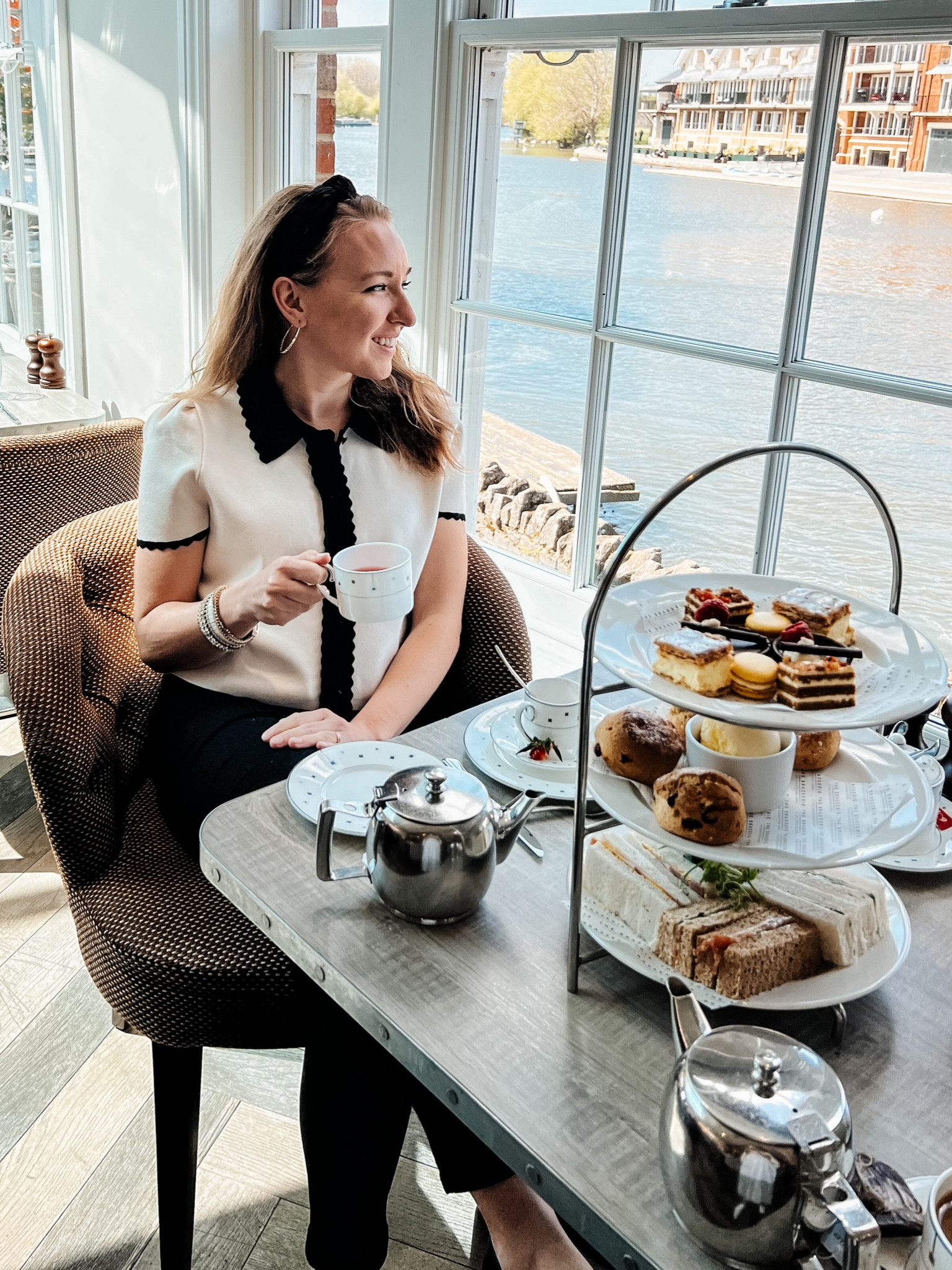 English tea outfit inspo!  Love this top and it’s perfect for high tea in London 🤍

#LTKtravel #LTKunder100 #LTKworkwear