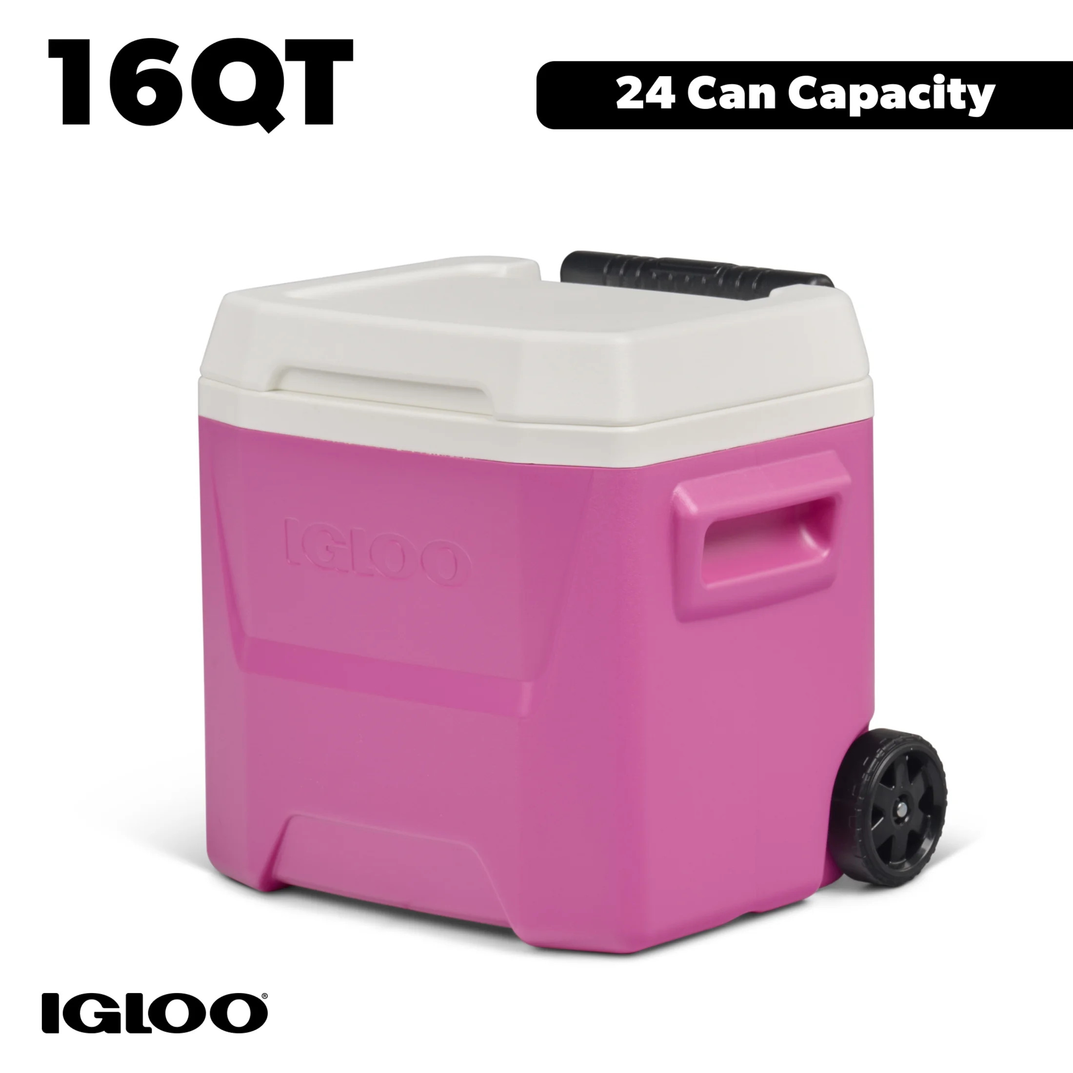 Igloo 16 QT Laguna Ice Chest Cooler with Wheels, Pink - Walmart.com | Walmart (US)