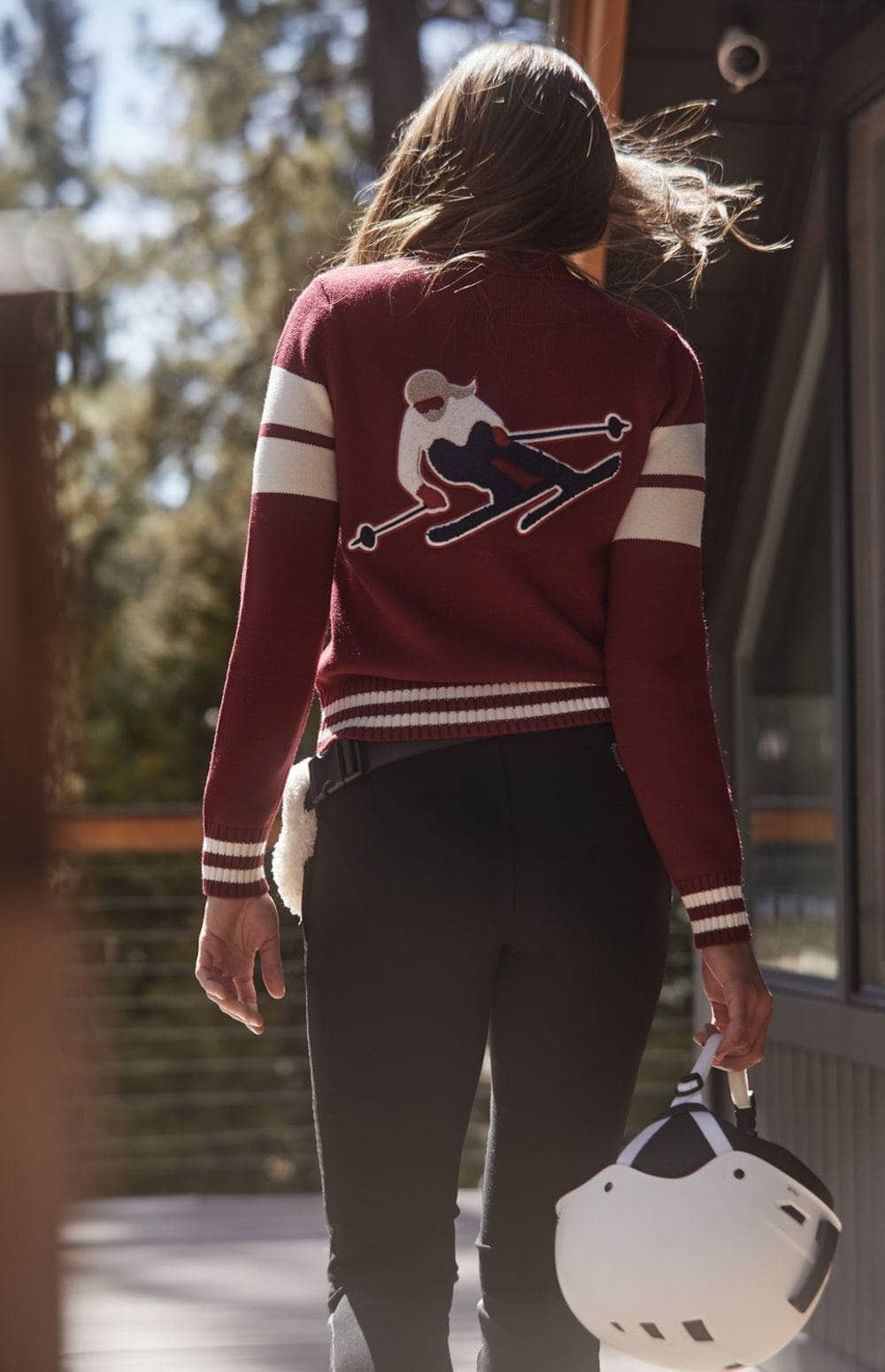 Rory Zip Front Sweater Jacket | Deep Red | Alp N Rock