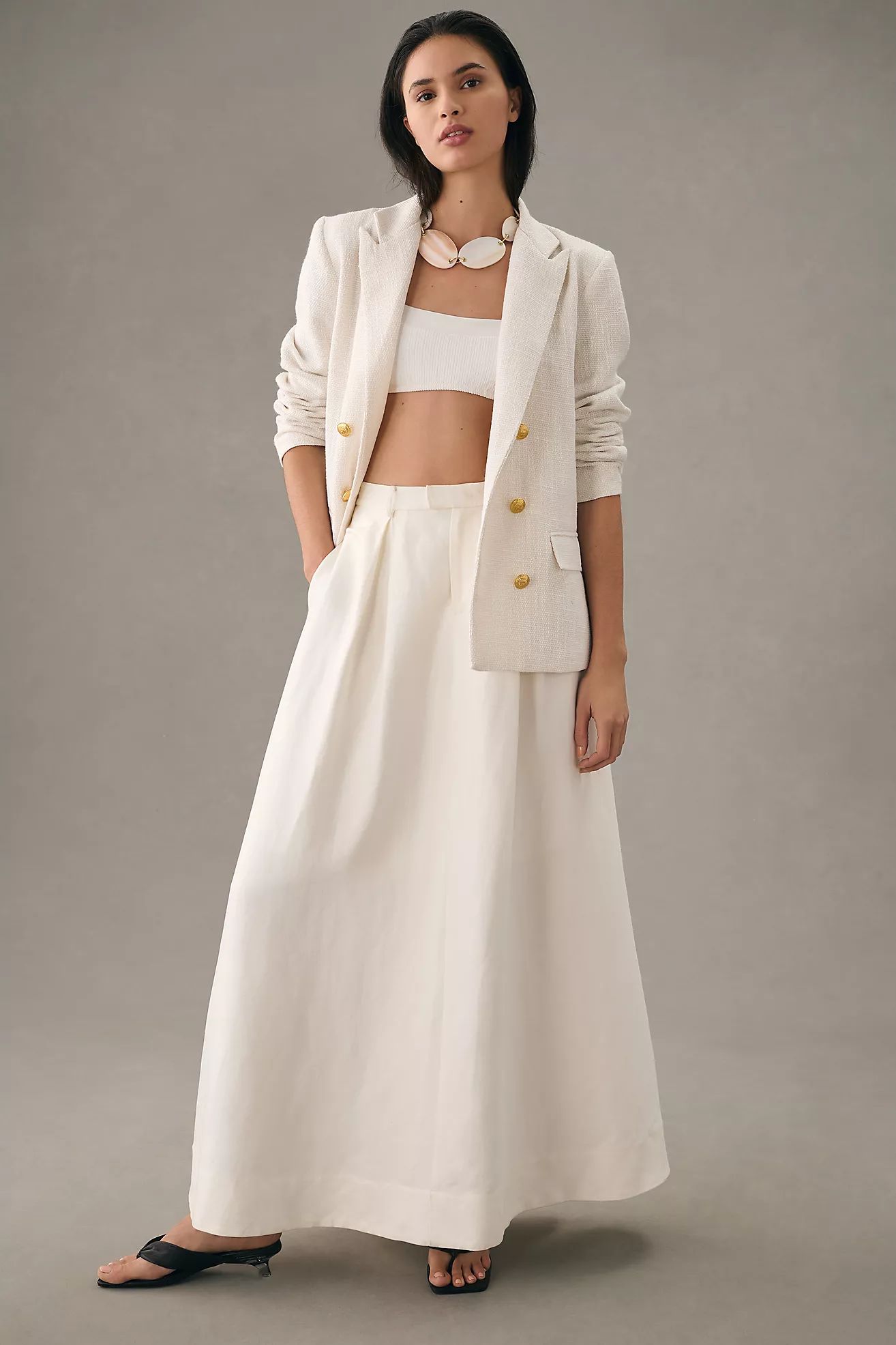 By Anthropologie Pleated Maxi Skirt | Anthropologie (US)