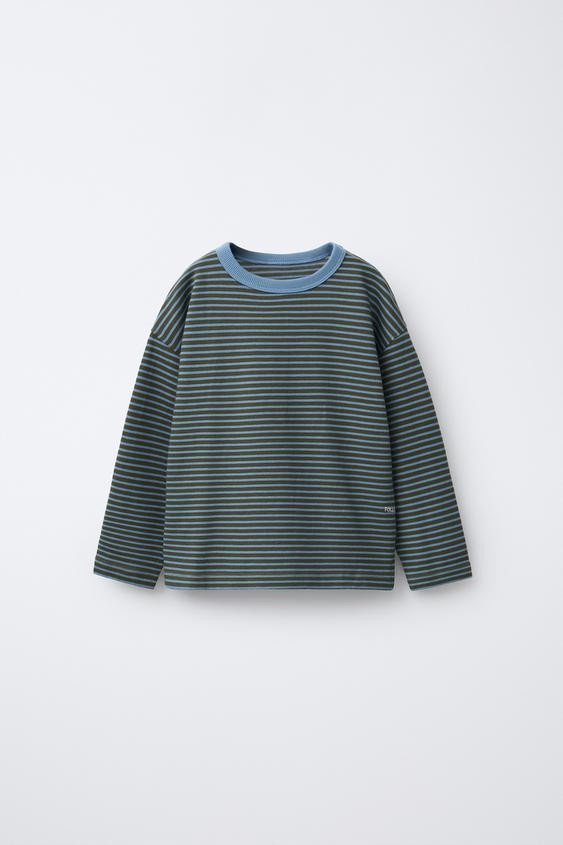 HEAVY WEIGHT STRIPED T-SHIRT | Zara US