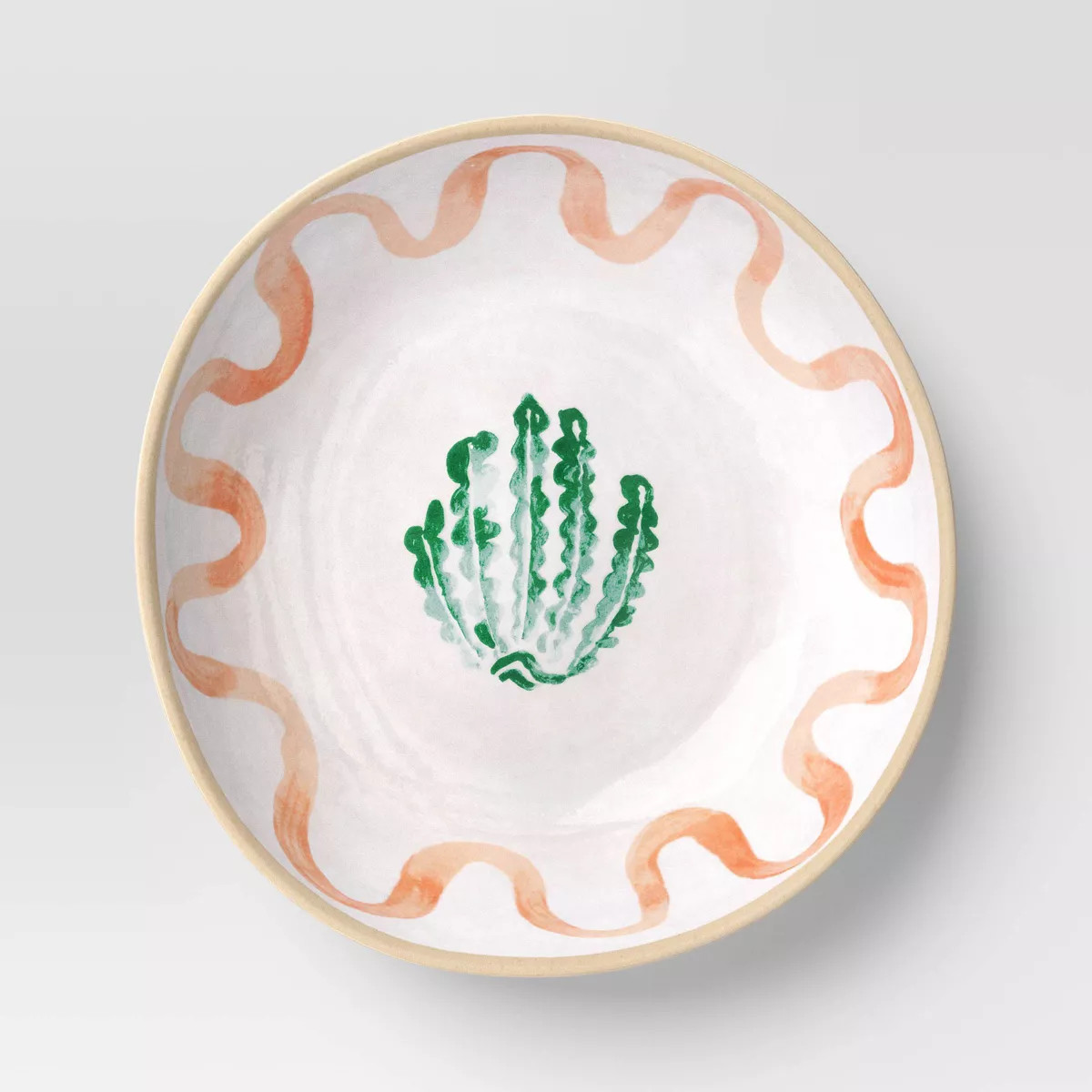 40 fl oz Melamine Peach Ring Dinner Bowl Coral - Threshold™ | Target