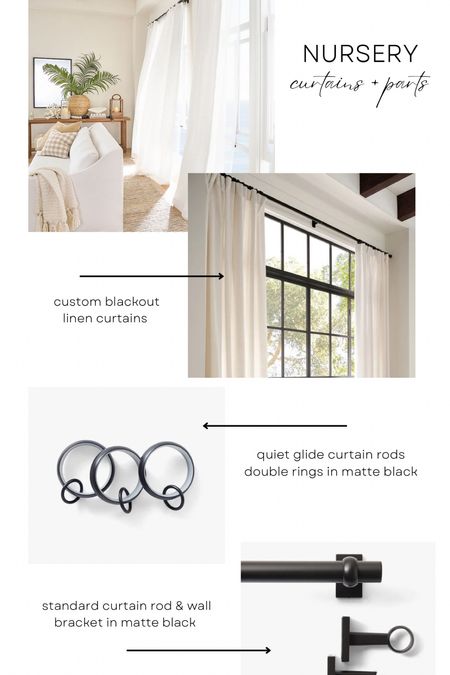 Custom black-out curtains and parts for nursery. 

#LTKhome #LTKfamily #LTKkids
