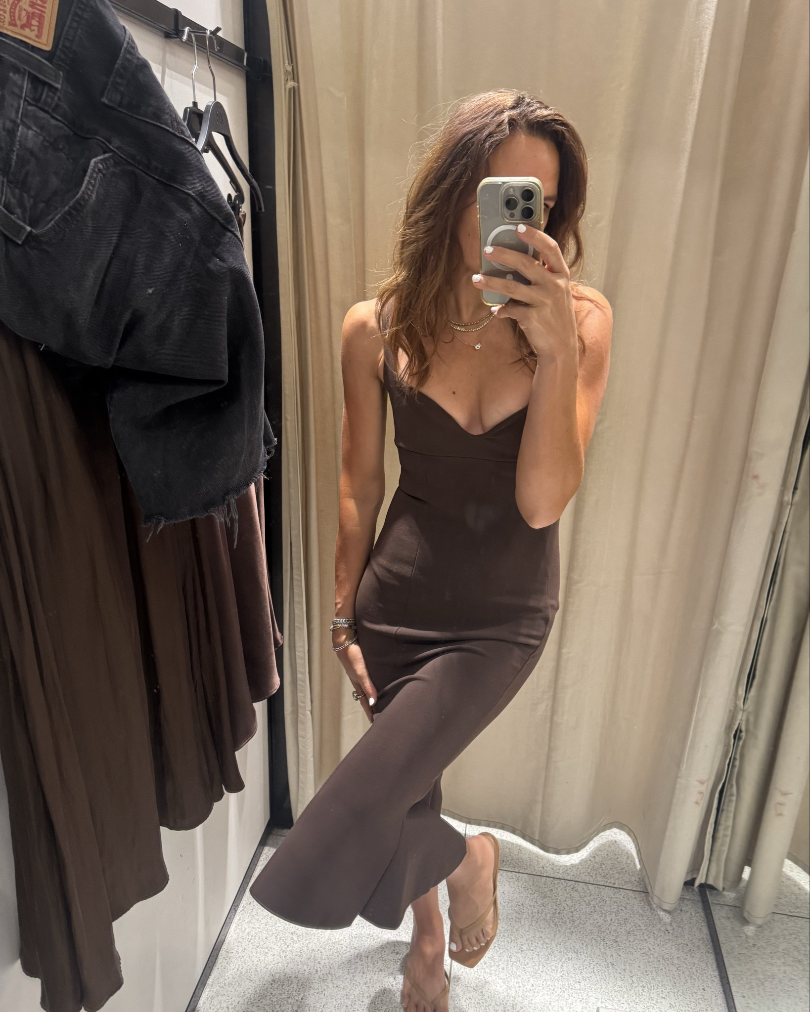 Dress from Zara size up! Runs small 
