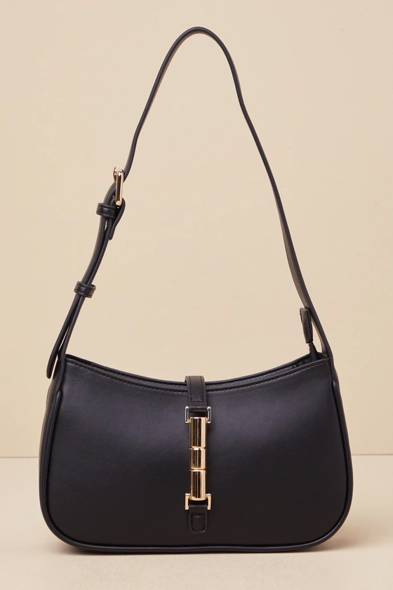 Chic and Tasteful Black Shoulder Bag | Lulus