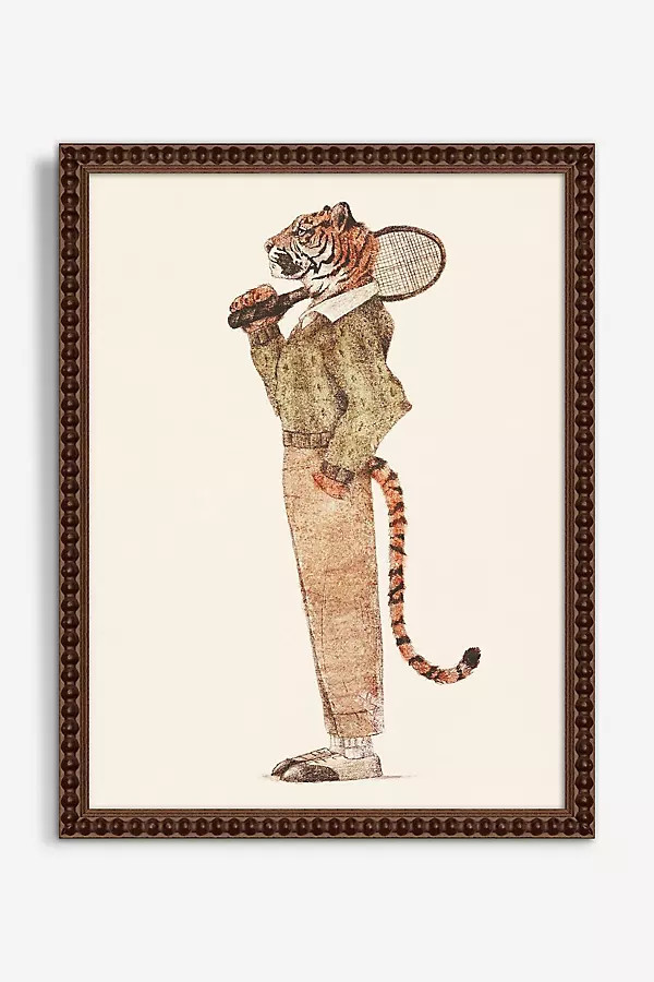 Tiger Tennis Club Wall Art | Anthropologie (US)