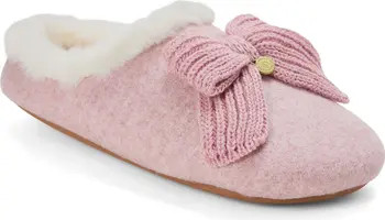 DEARFOAMS Josie Knit Clog Slipper with Bow (Women) | Nordstrom | Nordstrom