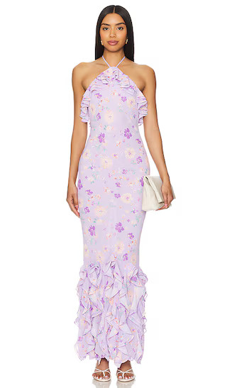 Tiziana Gown in Purple Multi | Revolve Clothing (Global)
