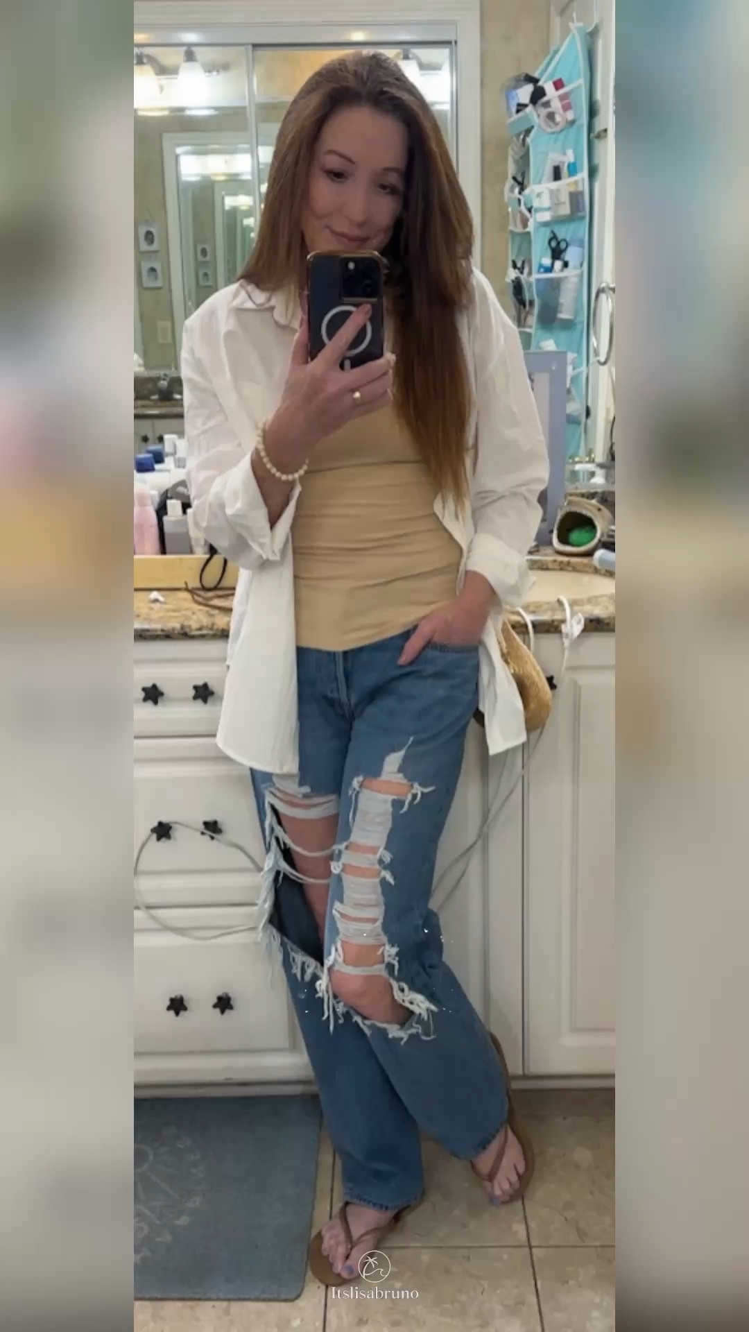 Running errands + finally picking up the Jeep after a major overhaul 😅

Today’s casual OOTD: destroyed Levi’s, linen layers, and my everyday straw crossbody. Perfect for a busy taking care of business day.

Linked my outfit details below🤍

@levi @amazonfindsandfashion 
@havaianas

#ad #ootdstyle #casualoutfitideas #everydaystyle #levisstyle #linenstyle #amazonfashionfinds #amazonstyle #casualmomstyle #effortlessoutfit #springoutfitideas #mirrorstyle #ltkstyle #ltkfashion #ltkcreator #amazonfashion


#LTKOver40 #LTKootd #LTKSeasonal