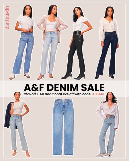 use code: AFDANI for an additional 15% off the denim sale! 