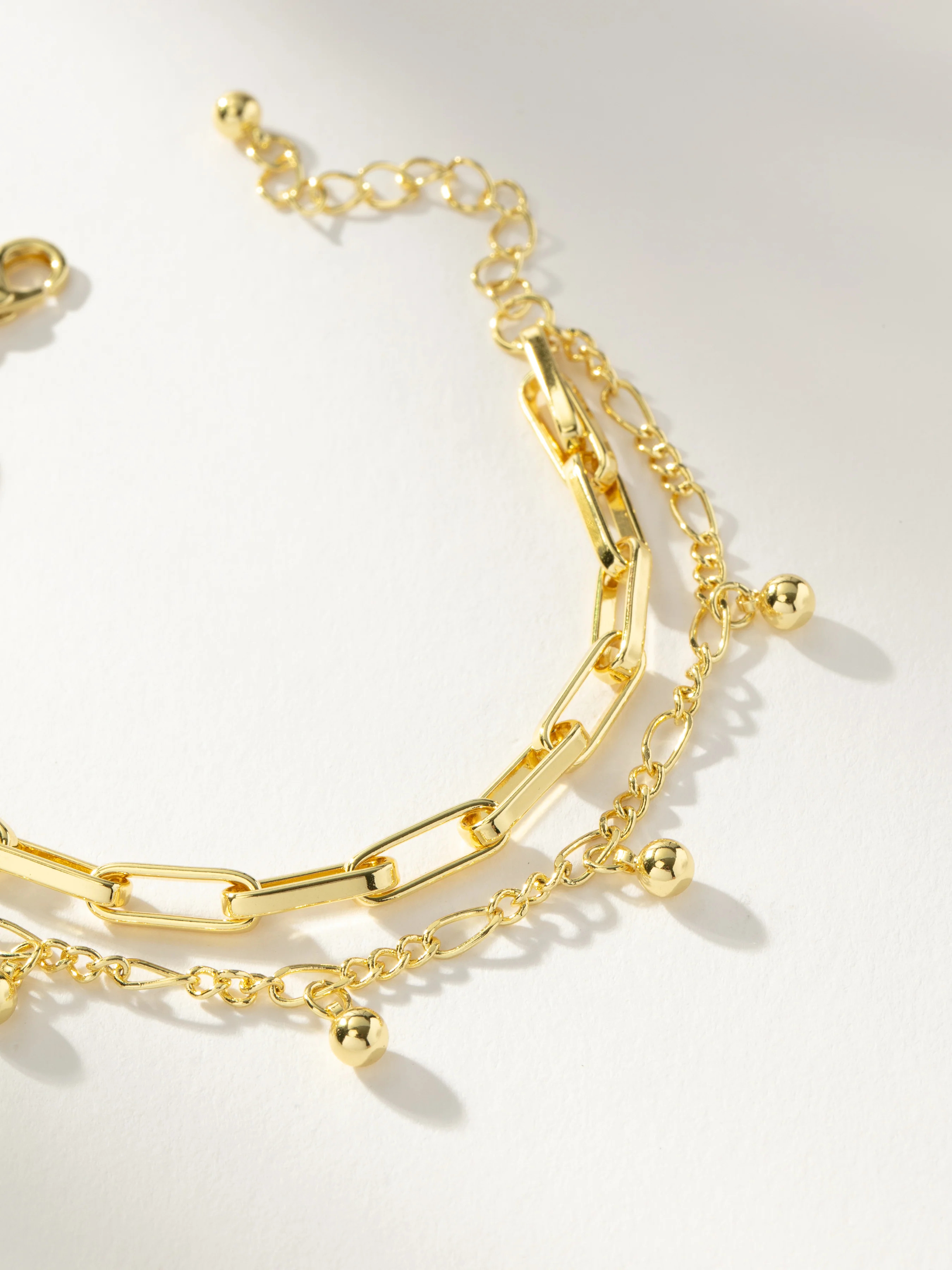 Balance Double Chain Bracelet in Gold | Uncommon James | Uncommon James