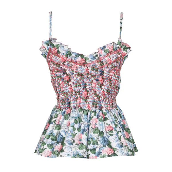 Vera Top, Pinstriped Hydrandeas | The Avenue