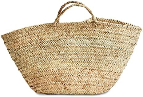 Moroccan Shopping Basket, Vegan Straw, Reusable Grocery Bag by Verve CULTURE | Amazon (US)