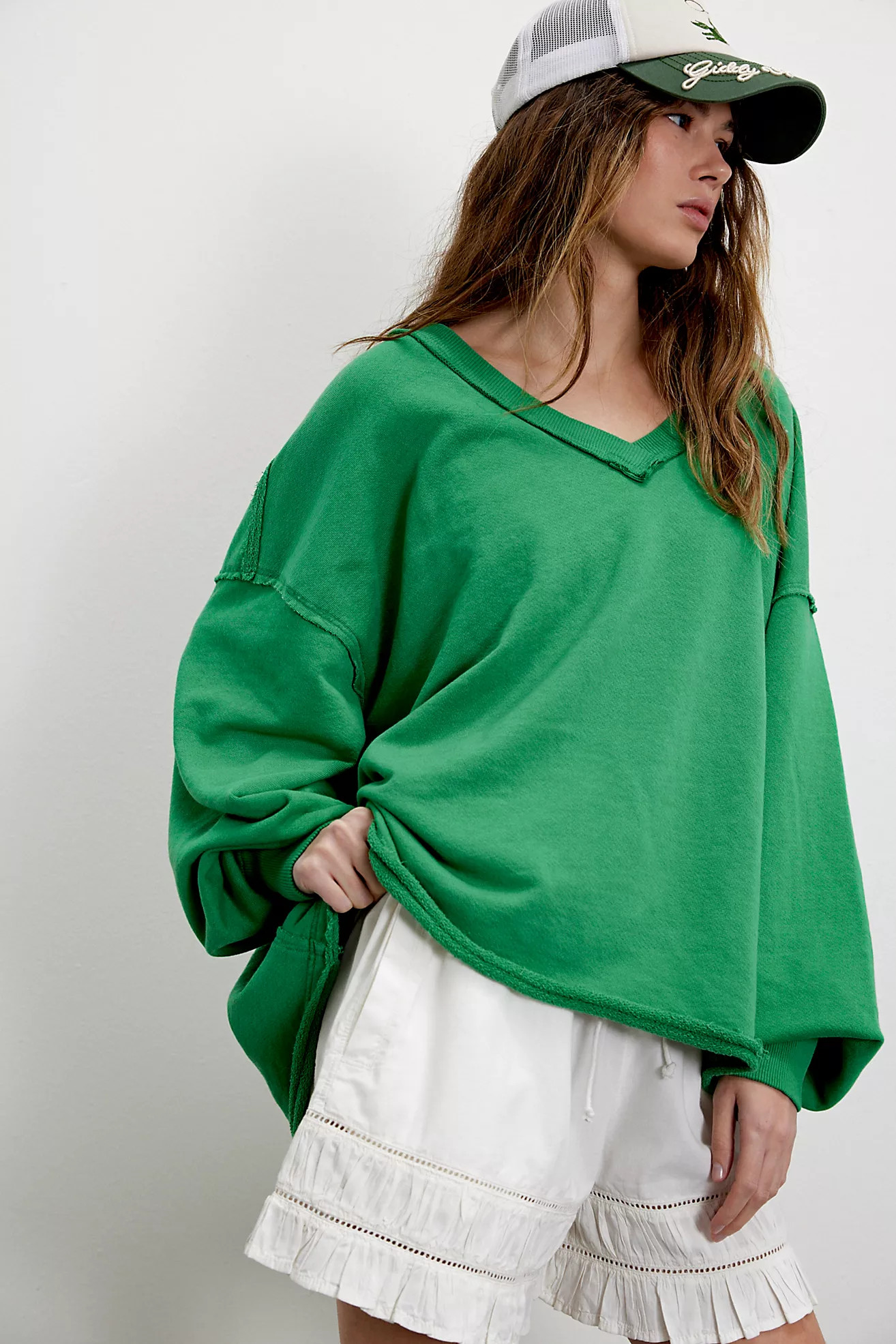 We The Free Venice V-Neck Sweatshirt | Free People (Global - UK&FR Excluded)