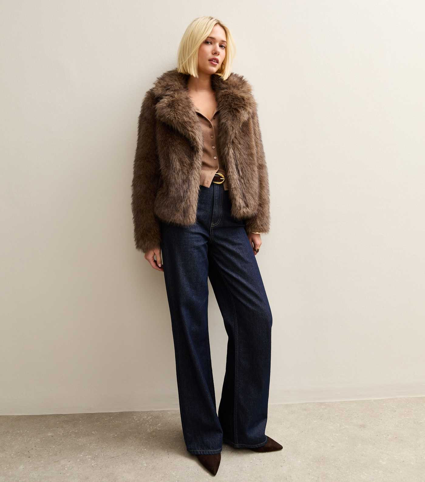 Brown Faux Fur Coat | New Look | New Look (UK)