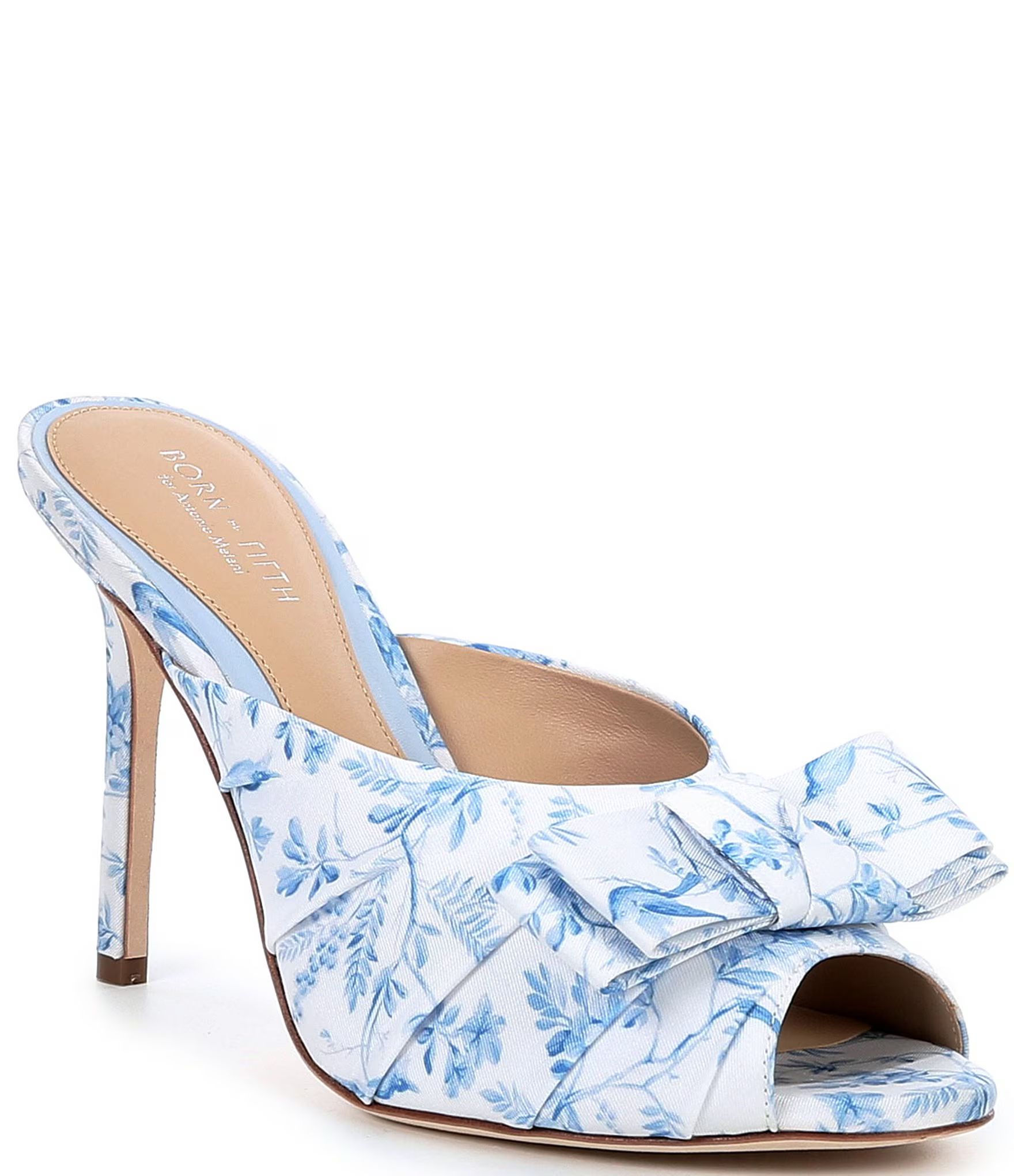 x Born on Fifth Arden Floral Bow Dress Mules | Dillards