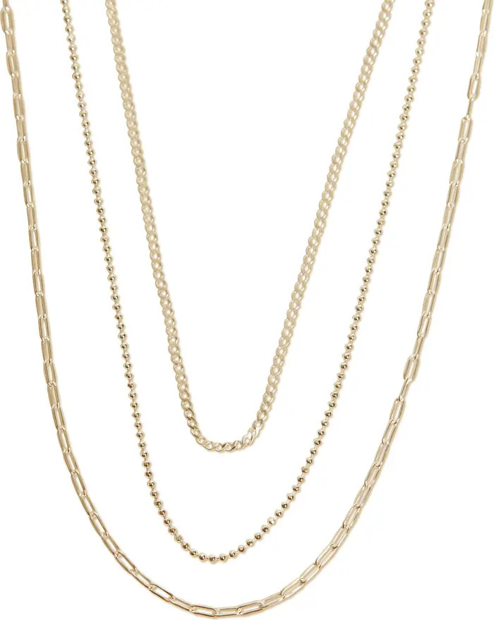 Triple Layer Chain Necklace | Nordstrom