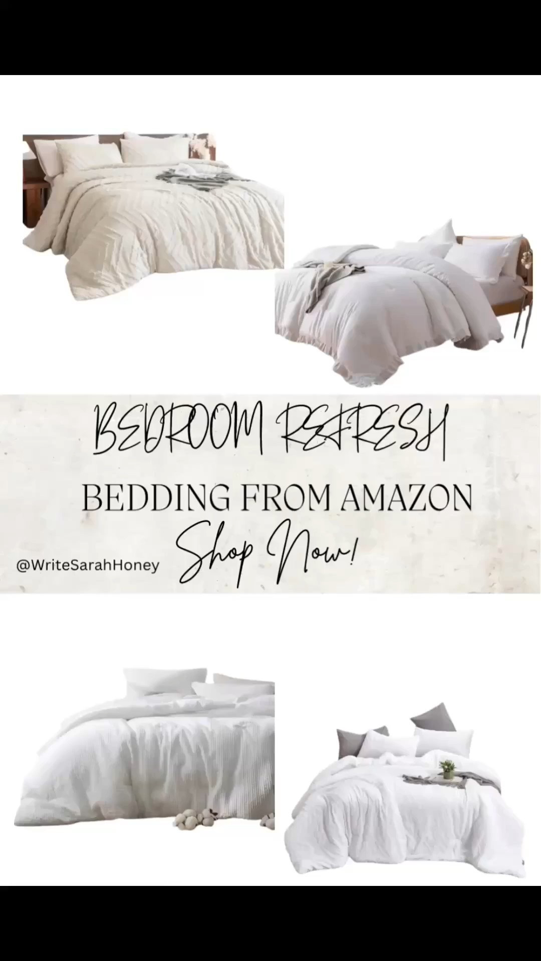 New Year, Refreshed Look! Budget Friendly Minimalist Design! Shop Now! FOLLOW WRITE SARAH HONEY FOR MORE HOME FINDS! 

⚡️Follow me on LTK for easy shopping, outfit inspo, and all my favorite finds in one place! 

#MinimalistBedroom
#SereneSpaces
#LessIsMore
#BedroomInspo
#CleanAndCalm
#MinimalDesign
#SimpleLiving
#ModernBedroom
#DeclutteredLiving
#ElegantSimplicity
#LTKMostLoved
#LTKStyleTip 


#LTKHome #LTKFindsUnder100 #LTKSaleAlert