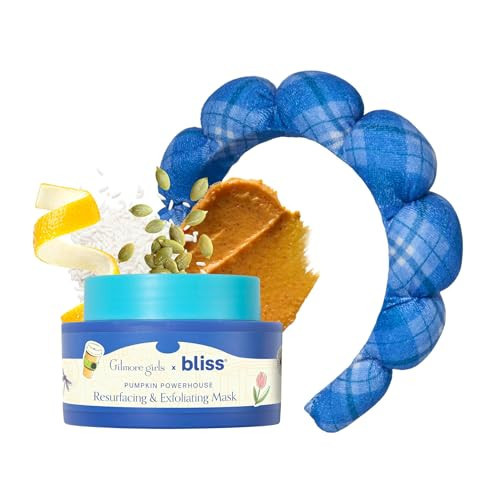 Bliss x Gilmore Girls Pumpkin Powerhouse Resurfacing & Exfoliating Mask + Spa Headband | Amazon (US)