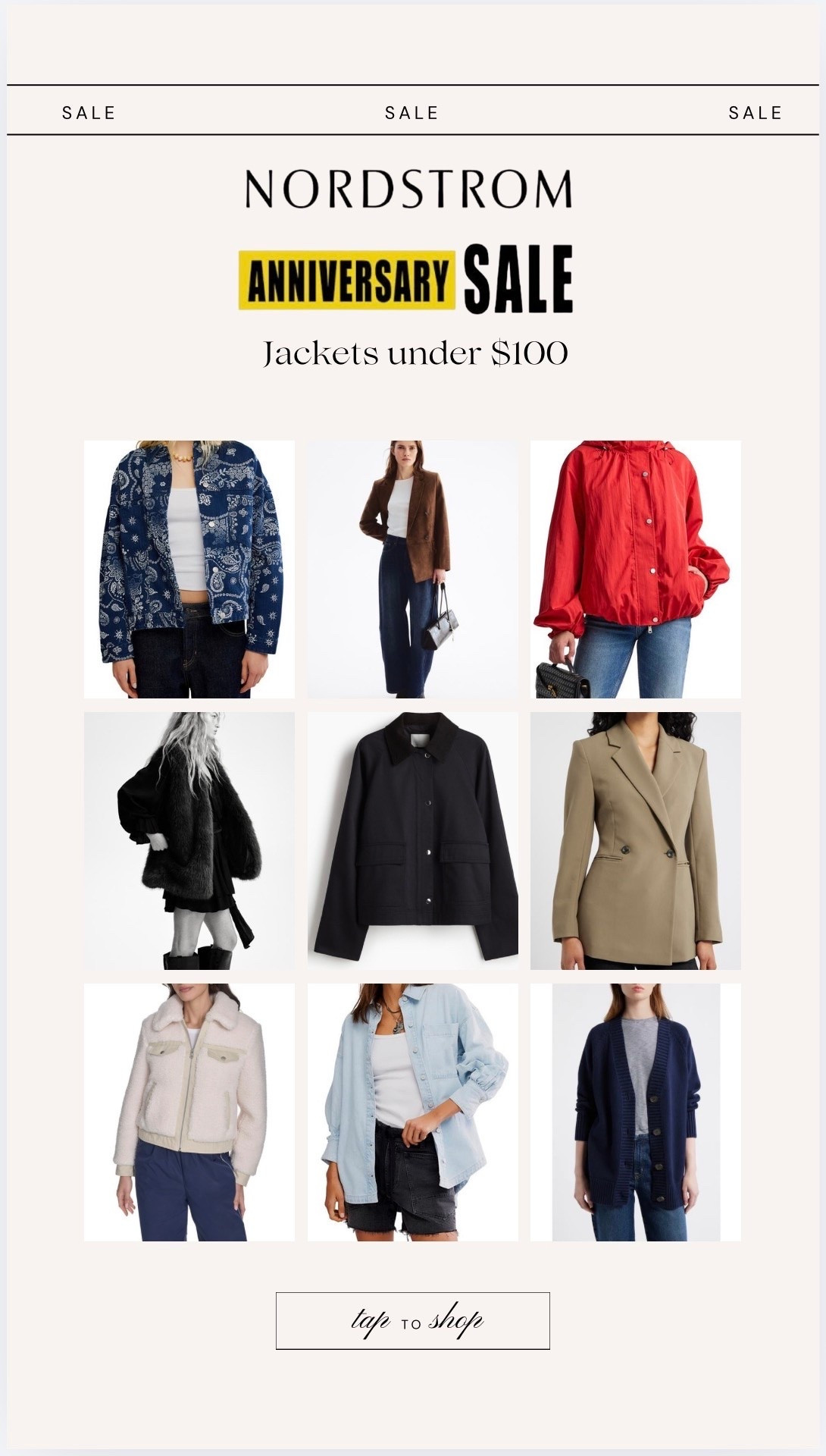 NSALE jackets and layering pieces under $100 #nsale #nordstromstyle

#LTKSeasonal #LTKSaleAlert