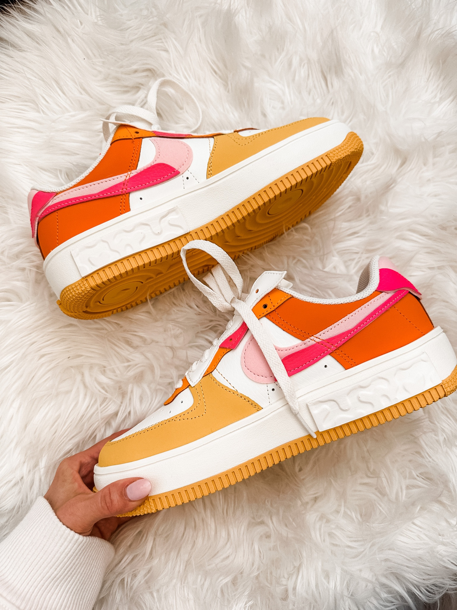The cutest Air Force 1 Nikes
And on sale today!!!

I always go up ½ size in Nikes 

#LTKsalealert #LTKshoecrush #LTKunder100