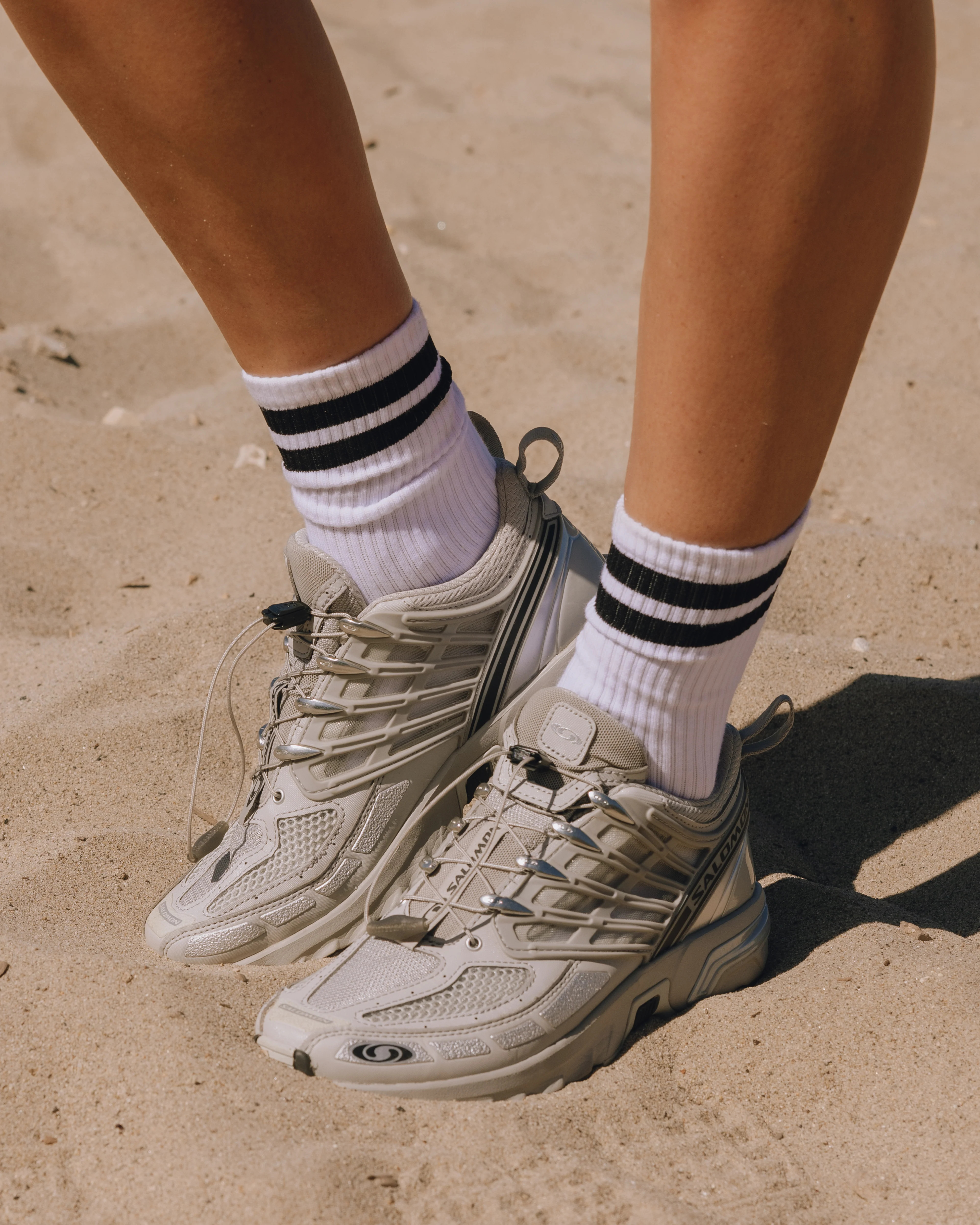 Varsity Socks - White & Black | Daily Drills