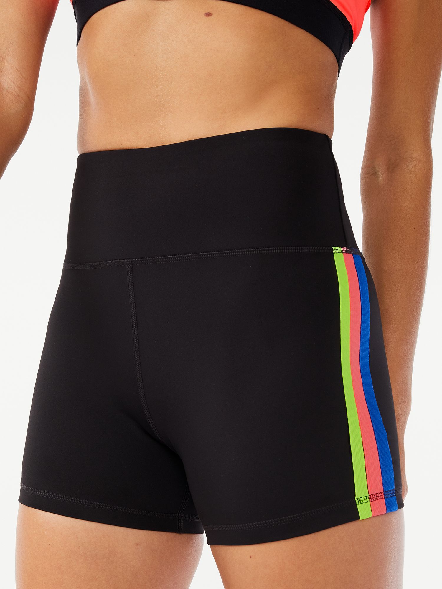 Love & Sports Women's Rainbow Bike Shorts - Walmart.com | Walmart (US)