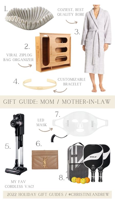 Gift guide for mom and mother in law✨

Holiday gift guide; Christmas gift ideas; gifts for her; mom gifts; in laws gifts; pickleball; LED mask; barefoot dreams robe; kitchen organization 

#LTKunder100 #LTKGiftGuide #LTKSeasonal