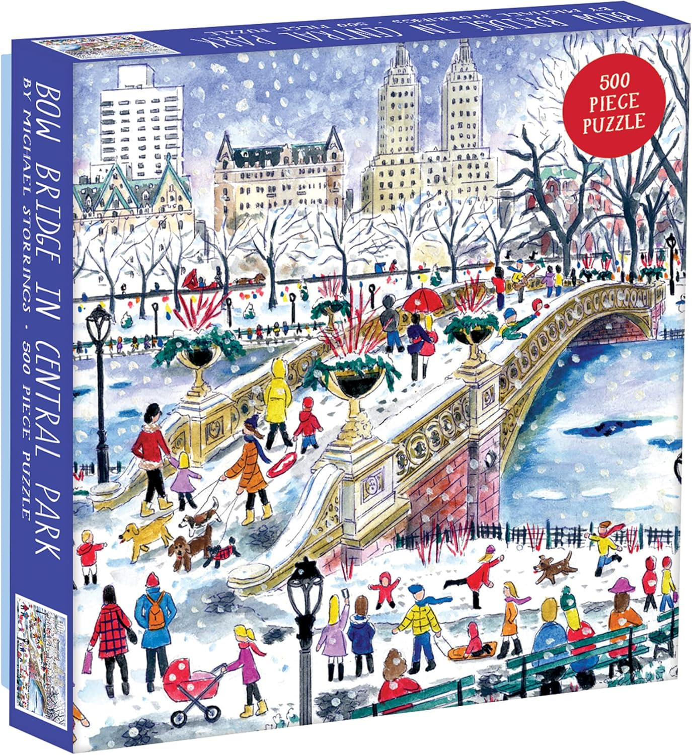 Galison 500 Piece Michael Storrings Bow Bridge in Central Park Jigsaw Puzzle for Adults and Famil... | Amazon (US)