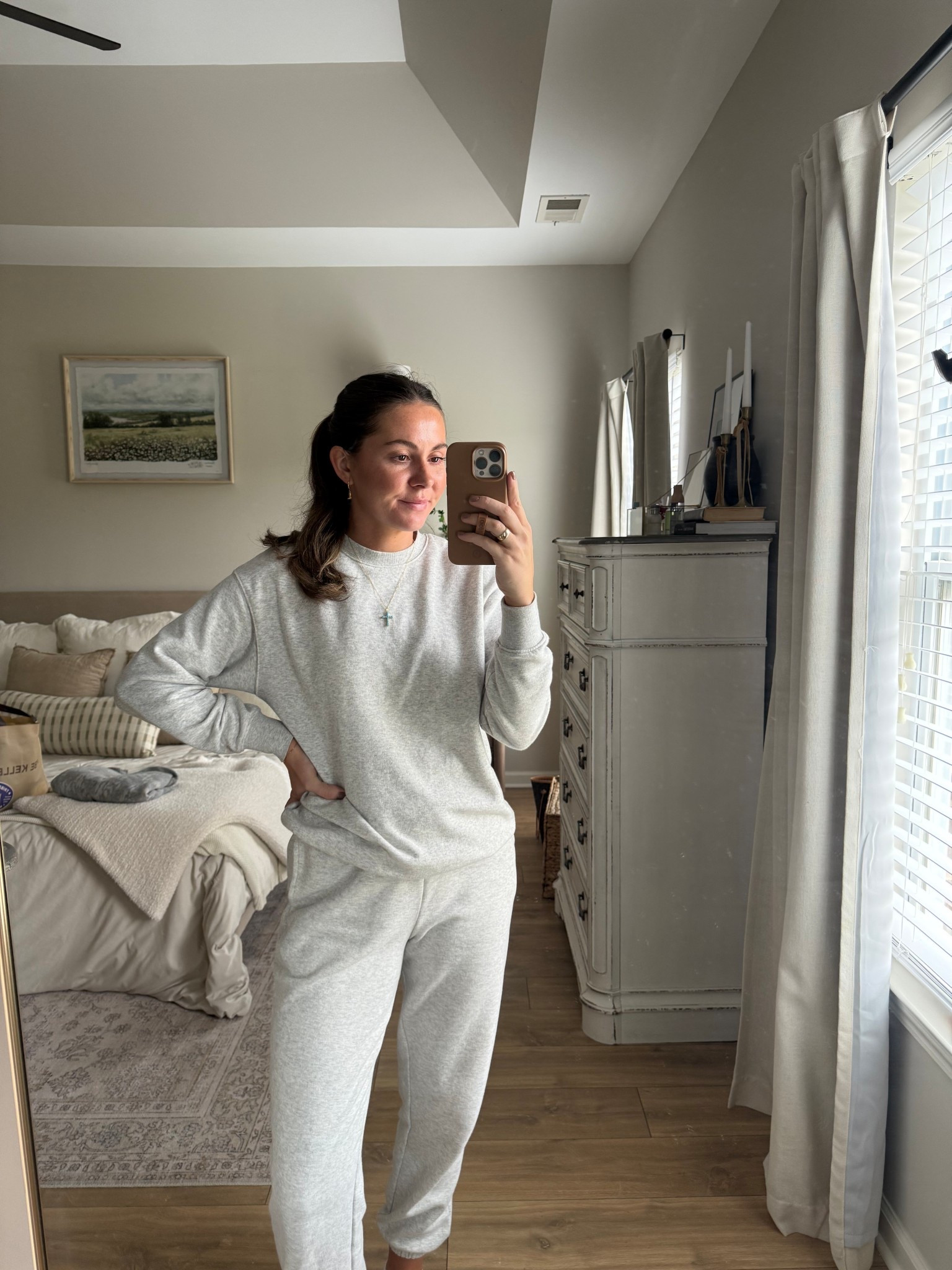 Sweat set for $20 & it’s so soft! Wearing a small in both pieces  

#LTKFindsUnder50 #LTKBump #LTKStyleTip