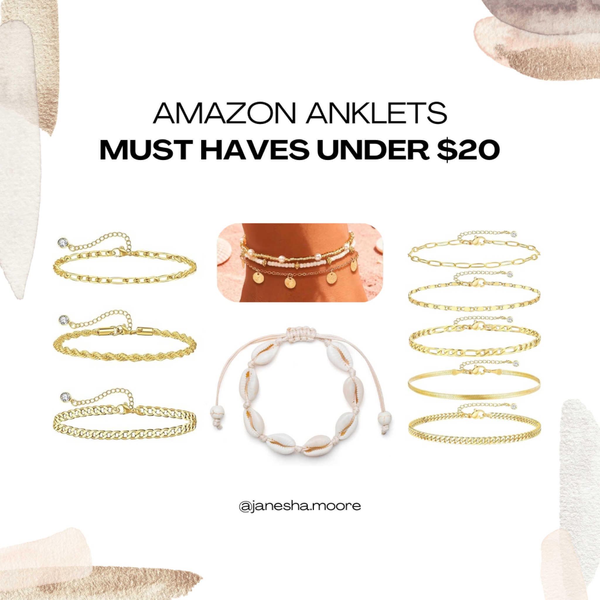 Amazon Anklets Must-Haves Under $20

#LTKbeauty #LTKfindsunder50