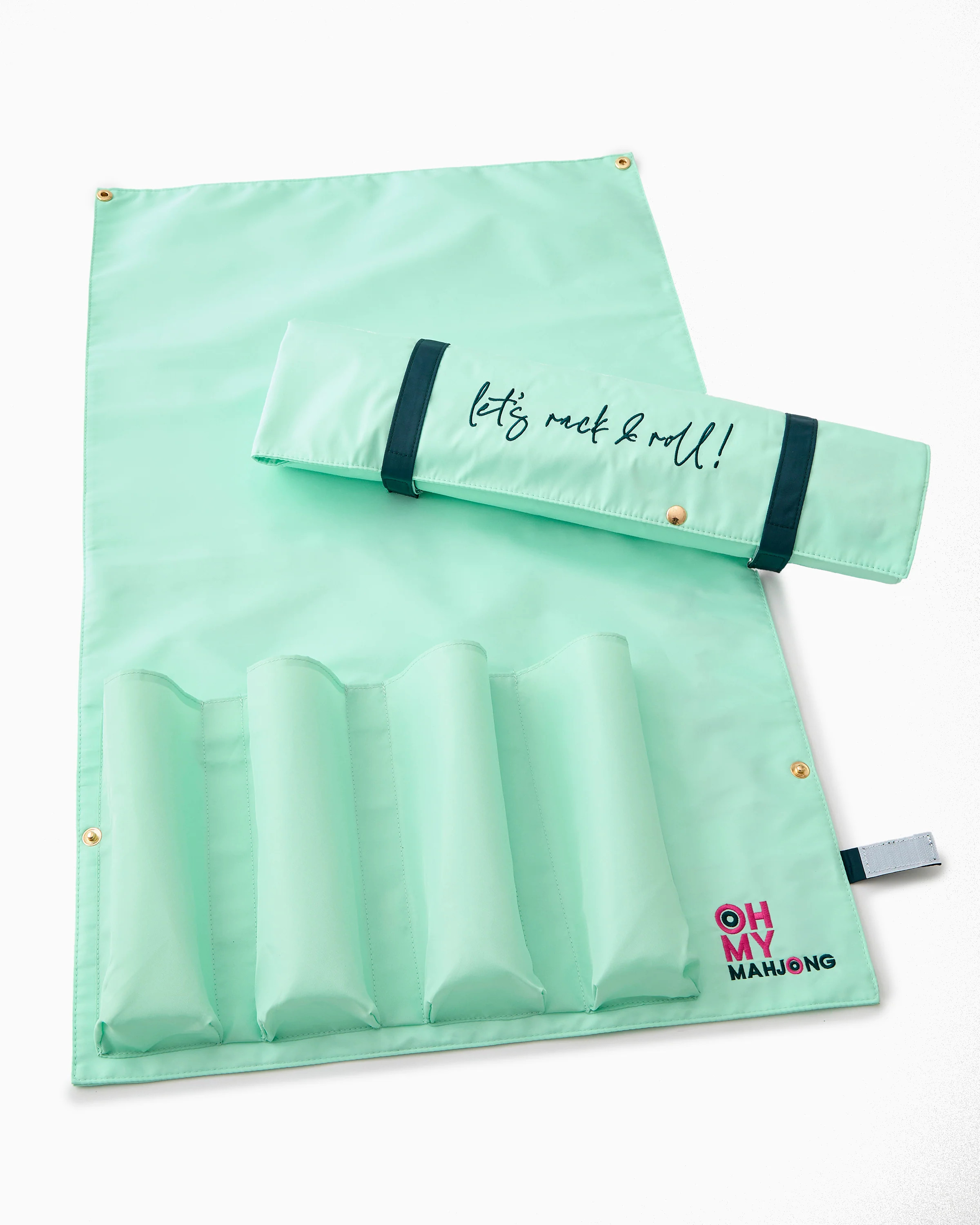 Mint Let's Rack & Roll Bag | Oh My Mahjong