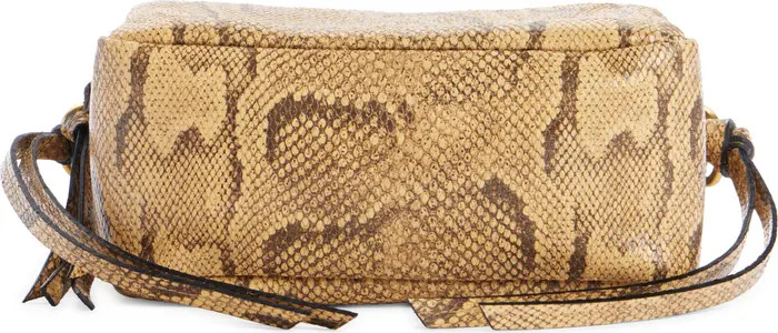 Isabel Marant Wardy Snakeskin Print Leather Camera Bag | Nordstrom | Nordstrom