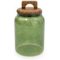 Glass Storage jar with Wooden Lid | La Redoute (UK)