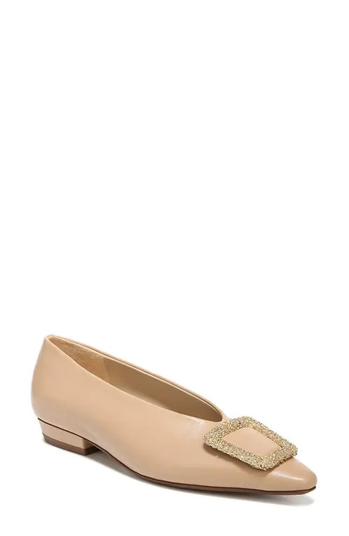 Sam Edelman Janina Pointed Toe Flat in Macadamia at Nordstrom, Size 6 | Nordstrom