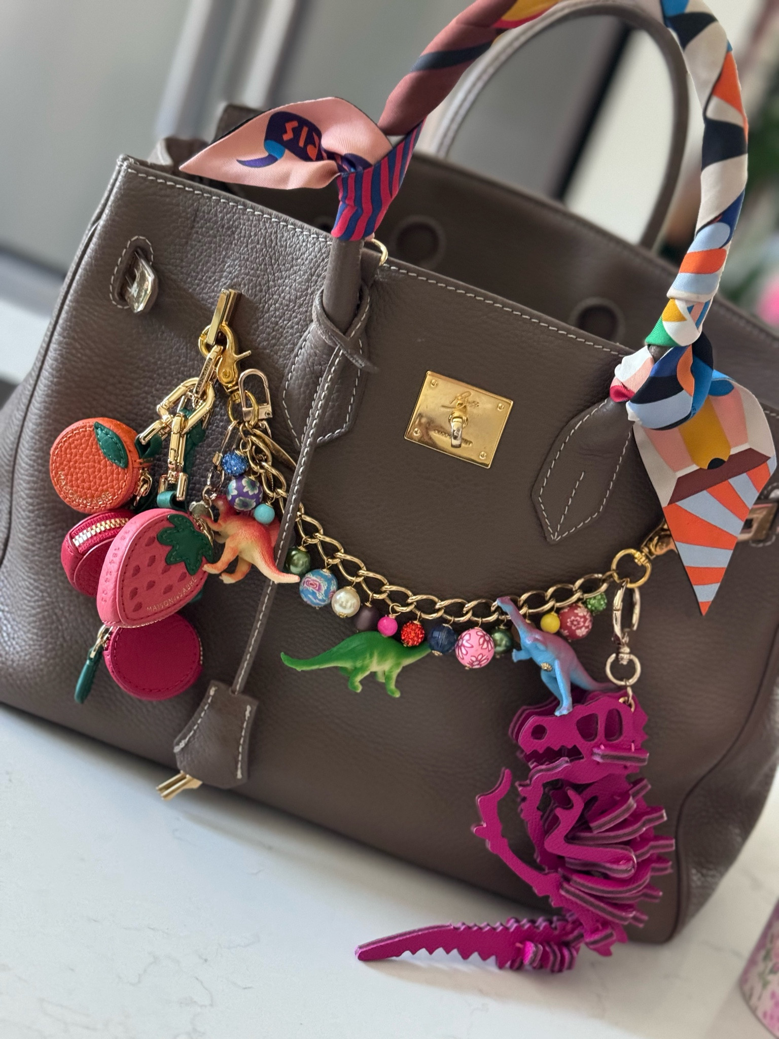 Bag charms!!! The link for the strawberry takes you to all the fruit. 