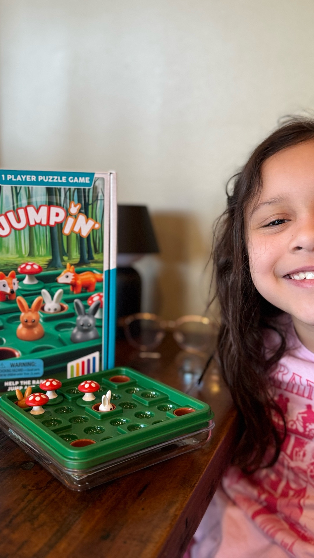 Out and about fun just got smarter ✨ 

Sofia tried SmartGames Jump- In and even dad had to take a turn! They both tackled the first level and were instantly hooked 🐰🍄

This compact puzzle game is perfect for kids 7+ with 60 challenges that build from beginner to wizard—helping grow logic, focus, and problem-solving skills along the way. I love that all the pieces store inside, making it such an easy grab-and-go travel toy 

Screen-free, engaging, and perfect for puzzle-loving kids on the move 

@smarttoysandgames @smartgamesusa 

#smarttoysandgames #puzzlegames #eastergifts #traveltoy 

#LTKKids #LTKmomlife #LTKTravel