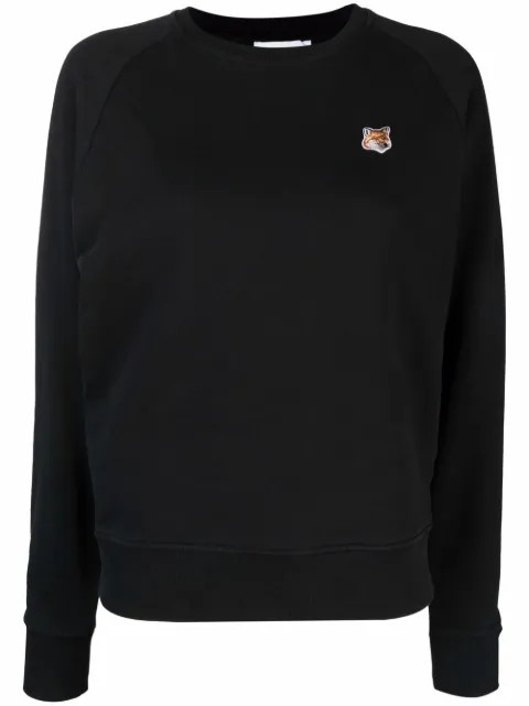 Maison Kitsuné embroidered-logo Sweatshirt - Farfetch | Farfetch Global