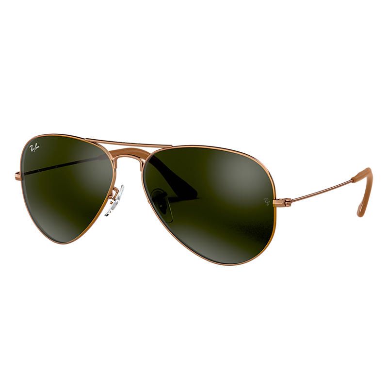Ray-Ban Aviator @collection Bronze-Copper, Gray Lenses - RB3025 | Ray-Ban (US)