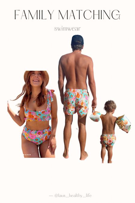 Family matching swimwear! 

#LTKswim #LTKbump #LTKfamily