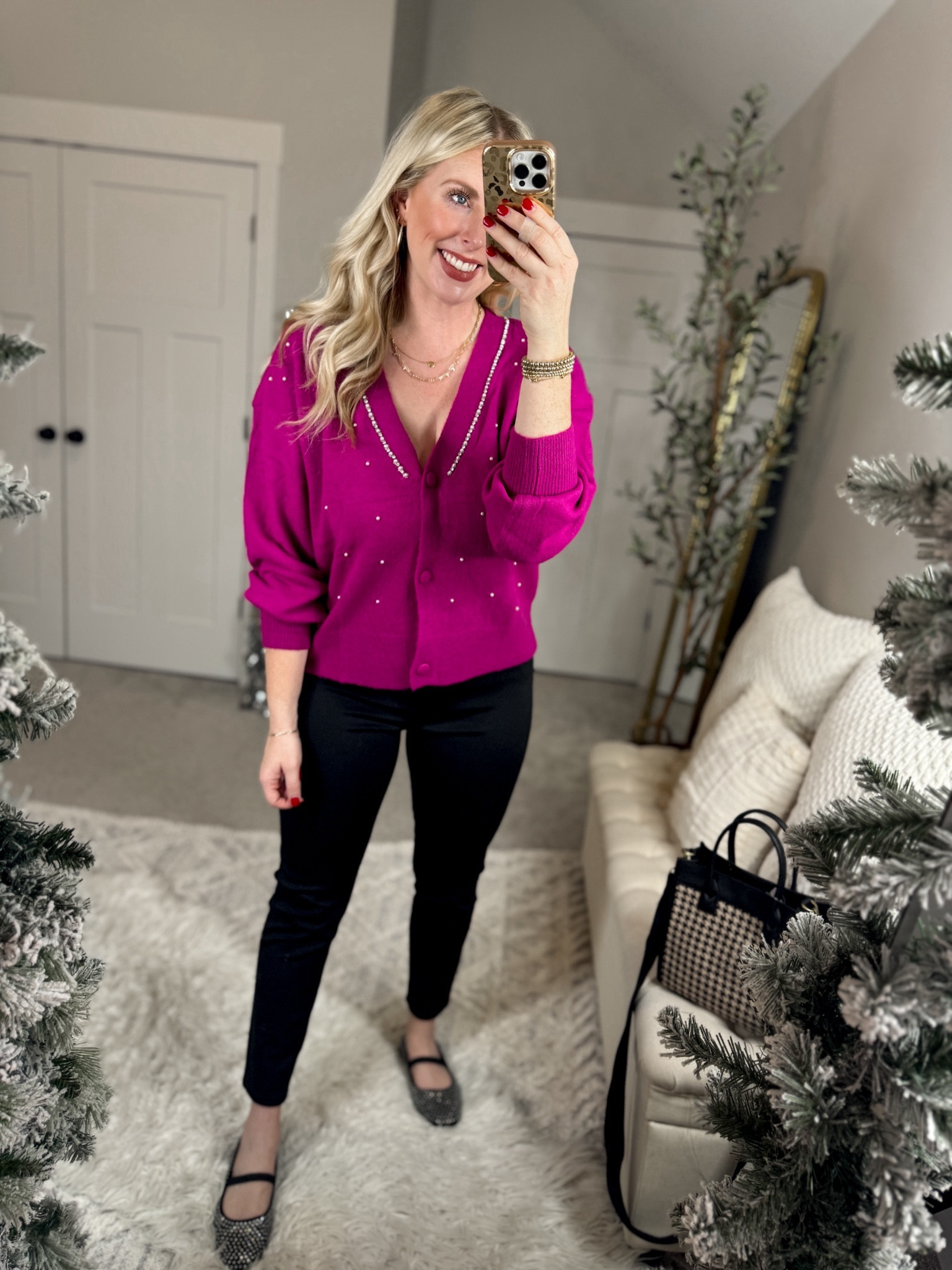 Weekend Walmart wins try on 
Embellished cardigan- medium 

#LTKSeasonal #LTKHoliday #LTKfindsunder50