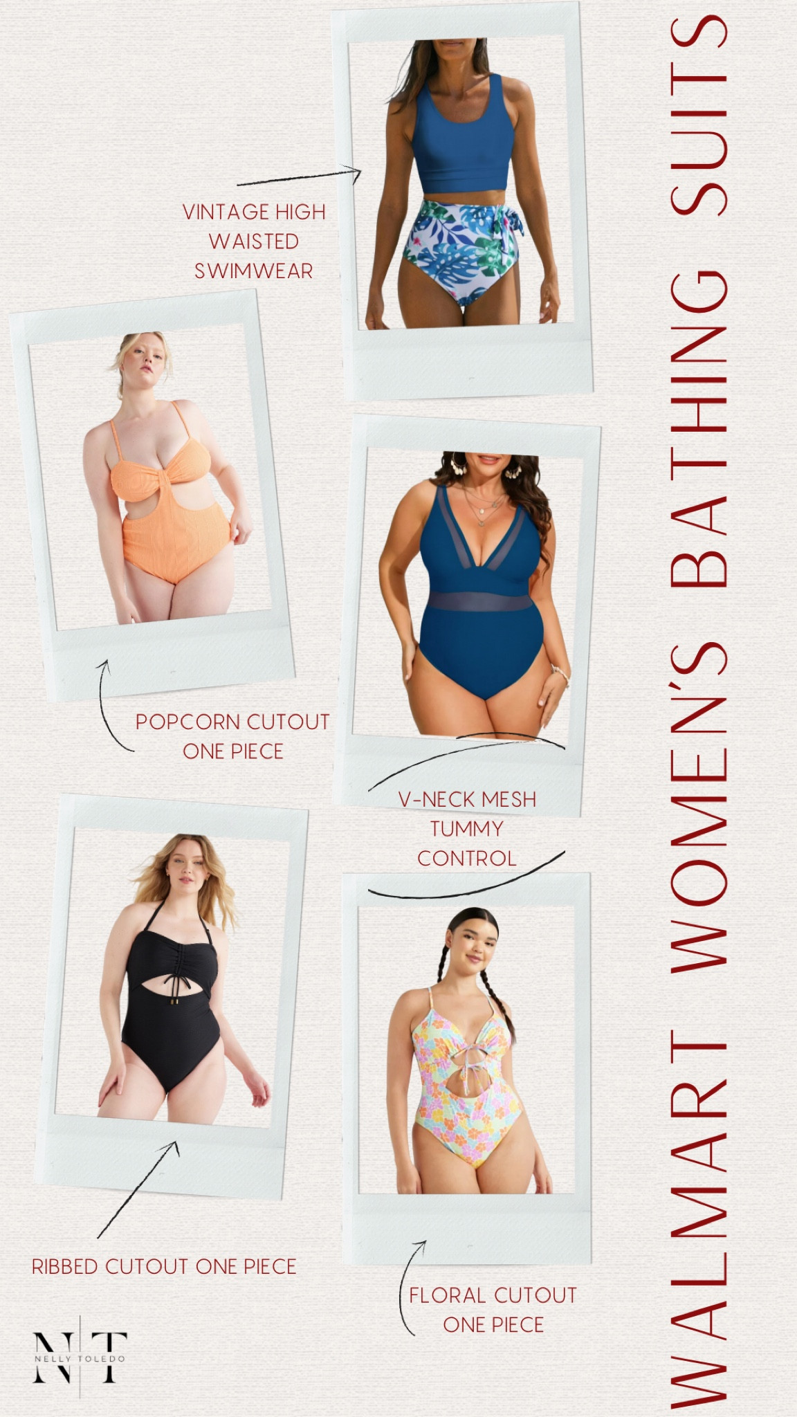 Affordable women’s bathing suits from Walmart. Shop now  

#LTKSummerSales #LTKSaleAlert #LTKSwim