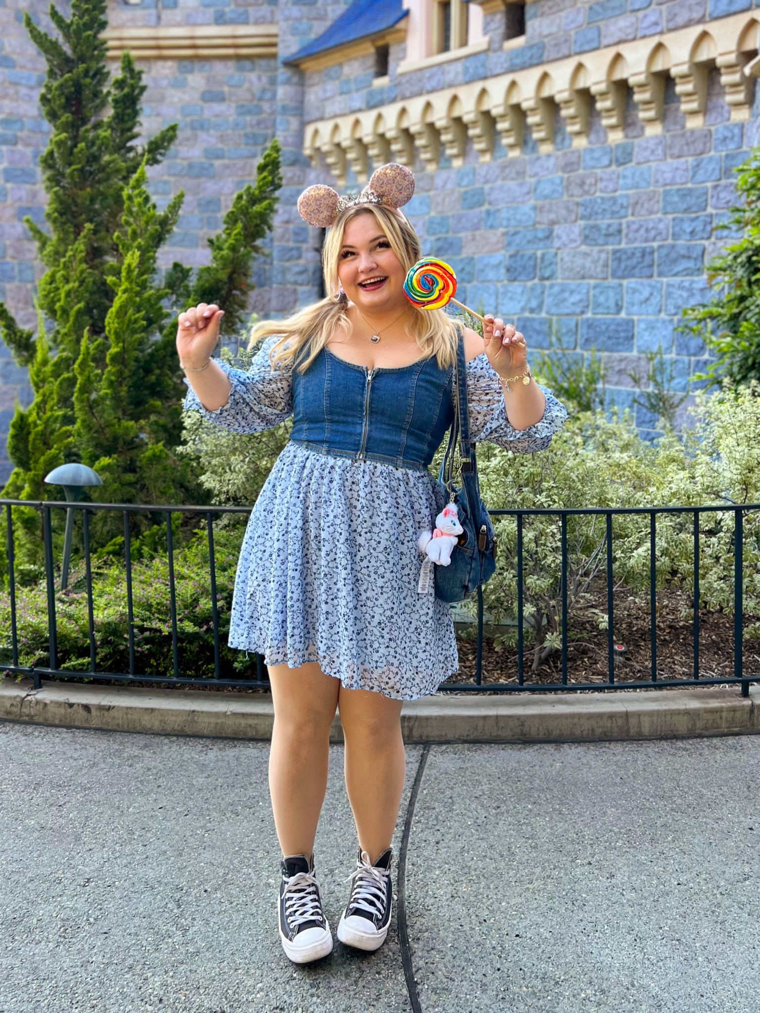 Princess dress vibes at Disneyland 🏰 comfy subtle Disney outfit inspo ✨ 

#LTKtravel #LTKSpringSale #LTKmidsize