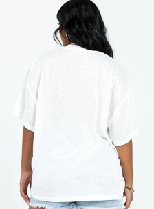 Martini Oversized Tee White | Princess Polly US