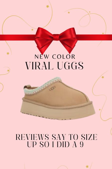 New color in the viral Tazz Uggs! I’ve been wanting some platform Uggs for a year now and they stay sold out so when I saw this color I snagged them! Order up a size. I did a 9. Great gift idea for teens or 20 somethings!! 

#LTKshoecrush #LTKCyberWeek #LTKGiftGuide